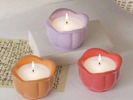 Molde silicona cuenco multiuso flor